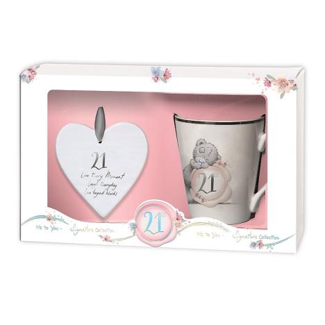 21st Birthday Mug & Plaque Me To You Bear Gift Set £12.00